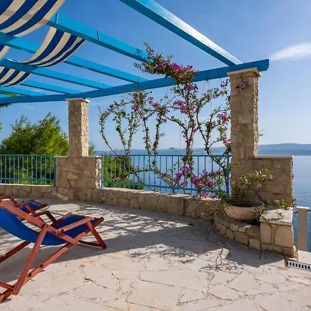 Villa Seafront Azzurro With Heated Pool Stanici